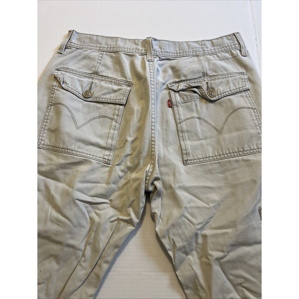 Levi's Carpenter Workwear Jeans Mens 36x32 Signature Light Beige Levi Strauss - Picture 6 of 7